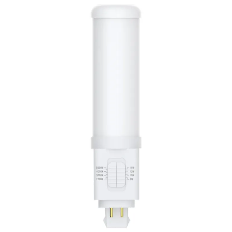 PL LED Lamp, 8W/10W/12W/14W, Selectable CCT & Wattage, 1680 Lumens