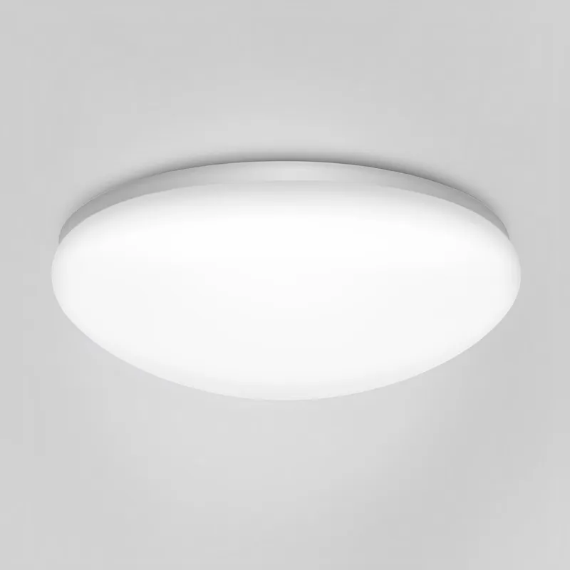14 Inch Round Mushroom Ceiling Light, Surface Mount, 1700 Lumens