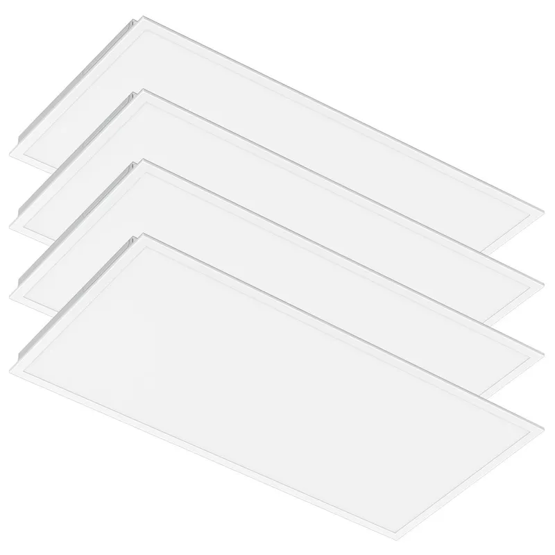 2x4 LED Panel Light - Selectable Wattage and CCT - 6400 Lumens - 0-10V Dimmable - Pack of 4