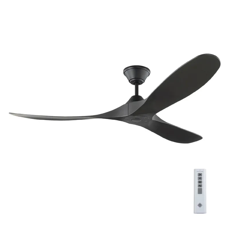 Maverick Coastal 60 - Midnight Black w Midnight Black Blades  in Midnight Black  w/ Midnight Black ASA Blade D:60'' H:12''