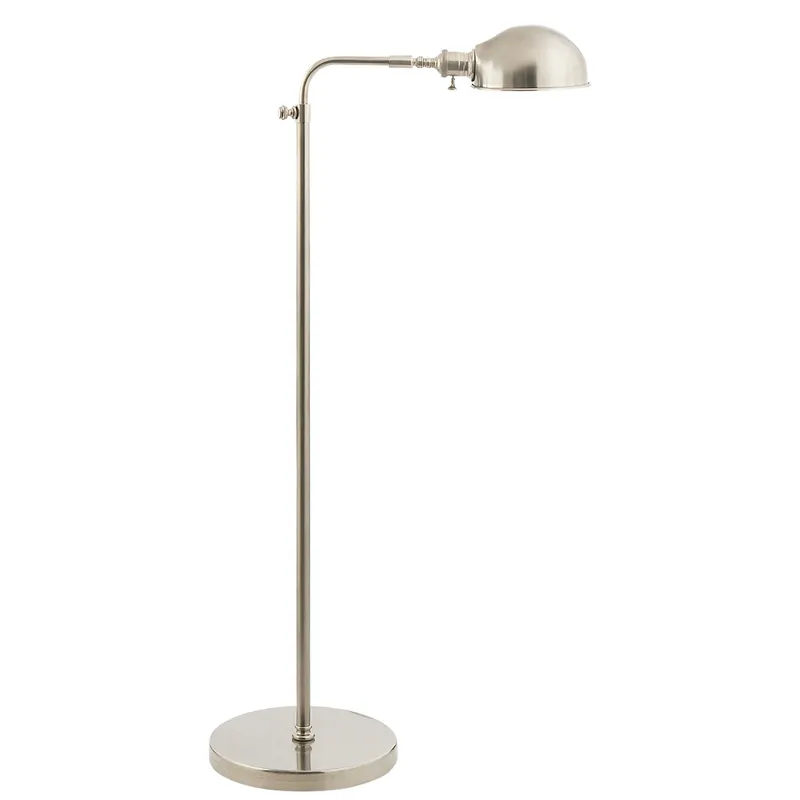 Visual Comfort Old Pharmacy Floor Lamp in Antique Nickel W10" x H36" - 54"