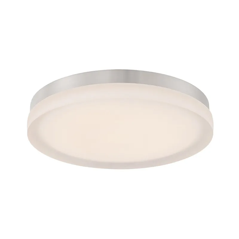 Circa 11in LED Round Flush Mount 2700K in Titanium