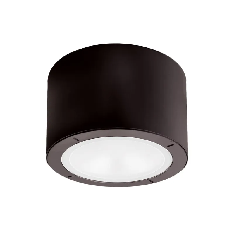 Vessel 5.5in LED Outdoor Flush Mount 2700K in Bronze