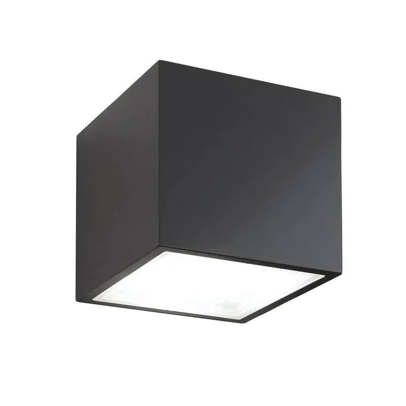 Bloc 5.5in LED Outdoor Flush Mount 4000K in Black