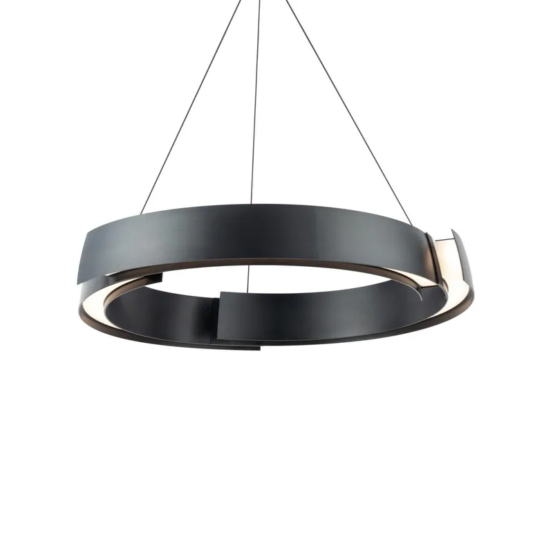 Battlestar 28in LED Pendant 3000K in Black