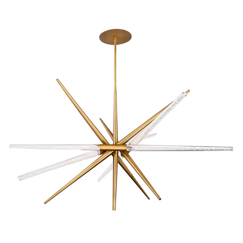 Stormy 50in LED Pendant 3500K in Aged Brass