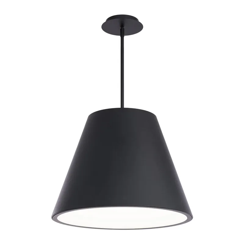 Myla 20in LED Outdoor Pendant 3500K in Black