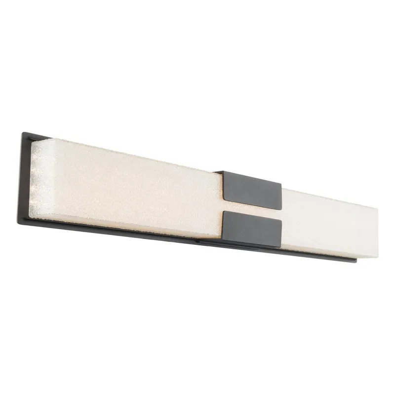 Vodka 37in LED Bathroom Vanity or Wall Light 3500K in Black