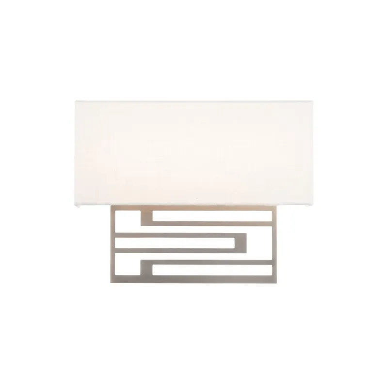 Vander 14in LED Wall Sconce 3-CCT 2700K-3000K-3500K Set to 3500K in Brushed Nickel