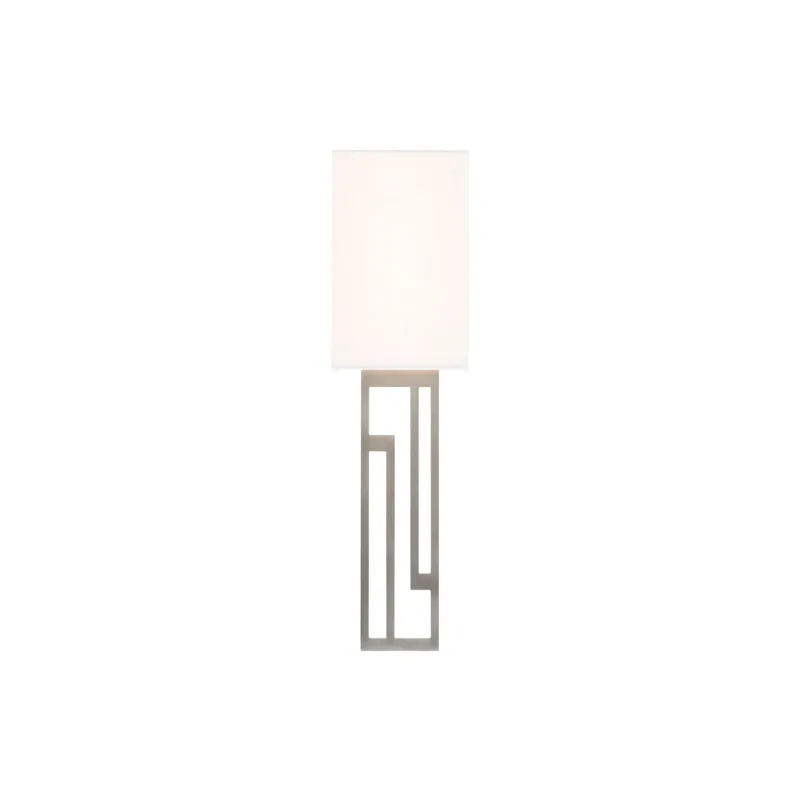 Vander 6in LED Wall Sconce 3-CCT 2700K-3000K-3500K Set to 3000K in Brushed Nickel