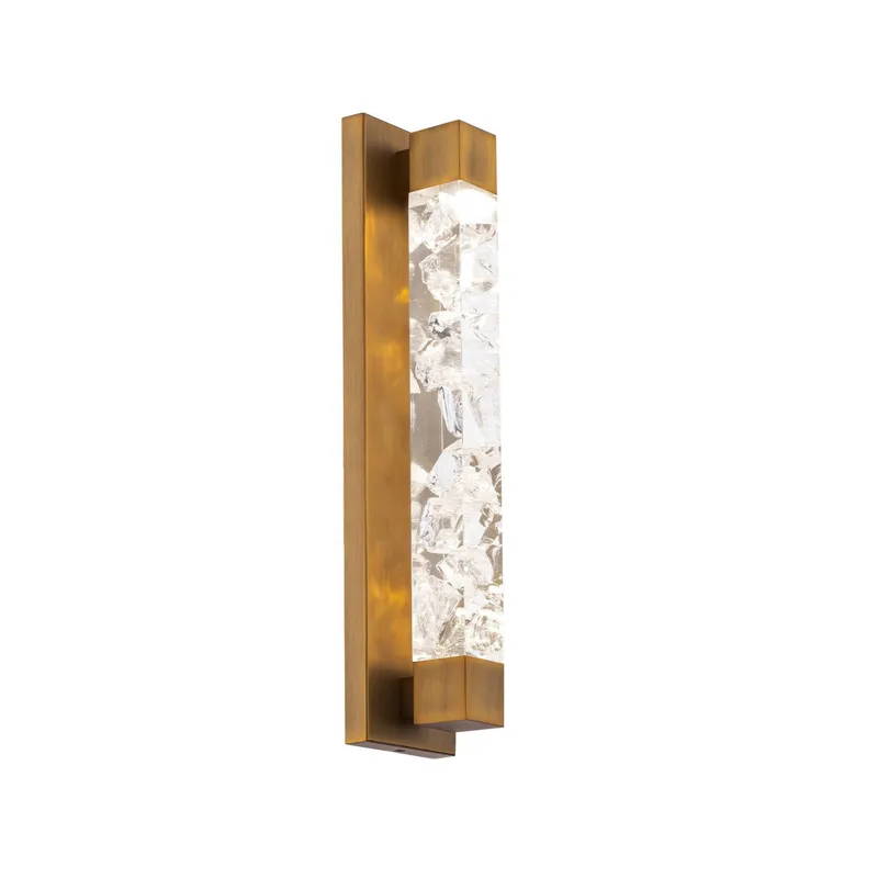 Terra 20in LED Bath Vanity & Wall Light 3000K in Aged Brass