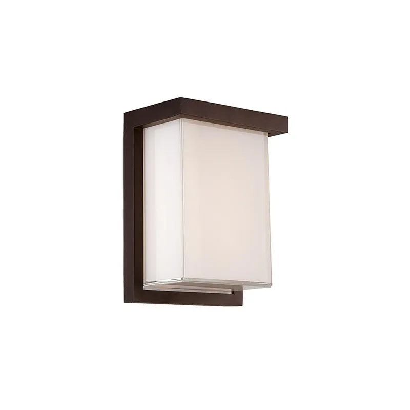Ledge 8in LED Indoor or Outdoor Wall Light 3500K in Bronze