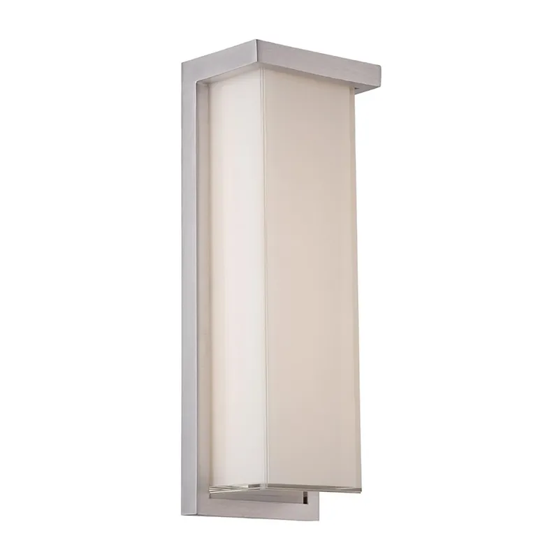 Ledge 14in LED Indoor or Outdoor Wall Light 3500K in Brushed Aluminum