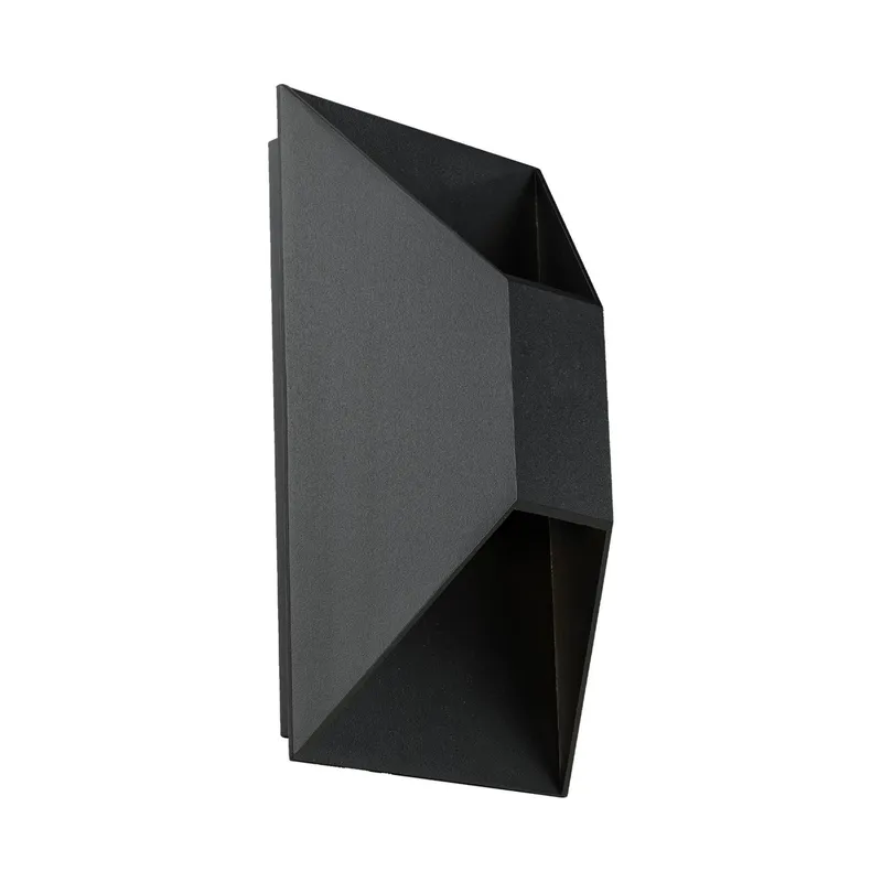 Maglev 10in LED Indoor or Outdoor Wall Light 3-CCT 3000K-3500K-4000K Set to 3500K in Black