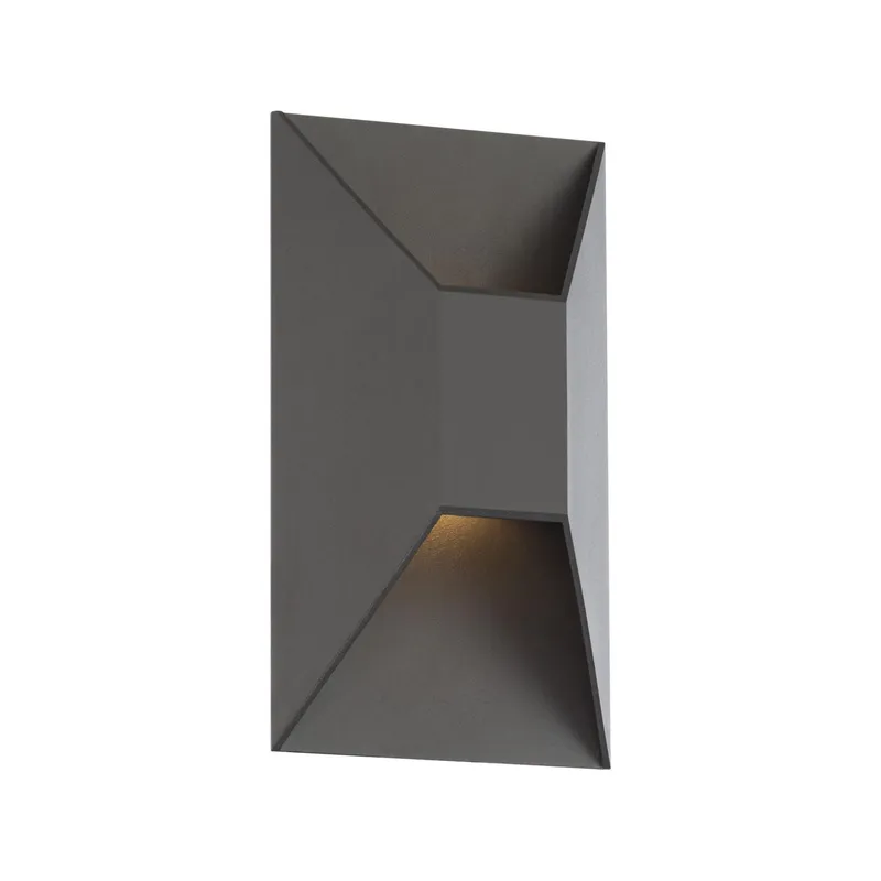 Maglev 10in LED Indoor or Outdoor Wall Light 3-CCT 3000K-3500K-4000K Set to 4000K in Bronze