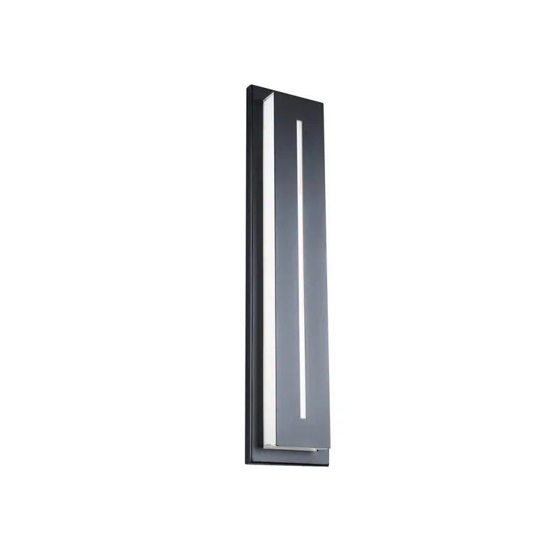 Midnight 26in LED Indoor or Outdoor Wall Light 3-CCT set to 4000K in Black