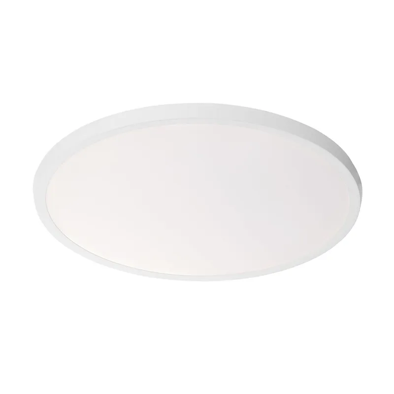 Argo 19in LED Round Flush Mount 3-CCT 2700K-3000K-3500K Set to 3500K in White