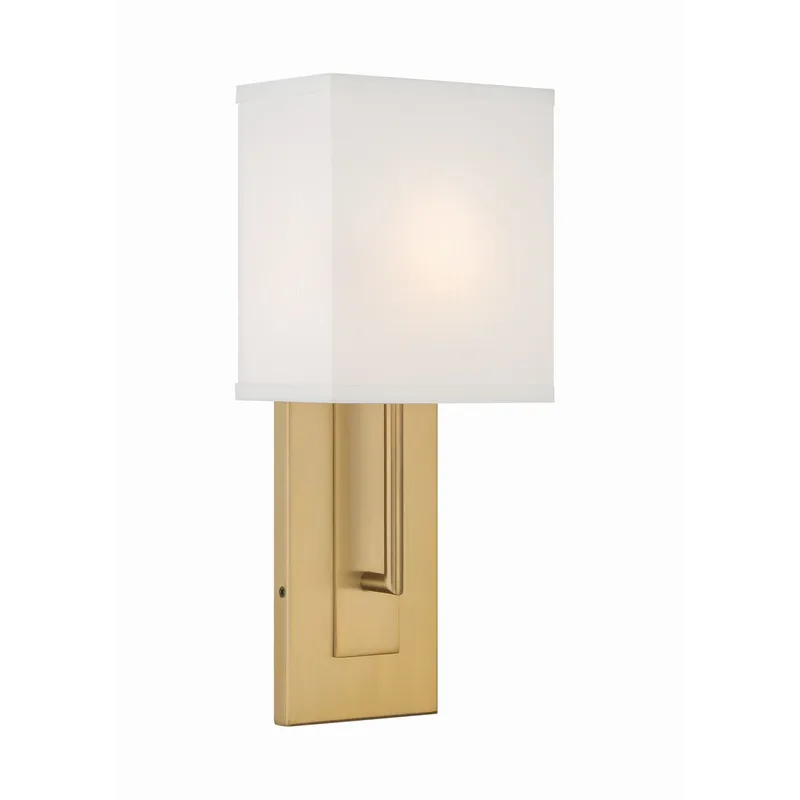Brent 6.5'' Vibrant Gold Sconce Gold 6.5"W x 15"H x 4"D