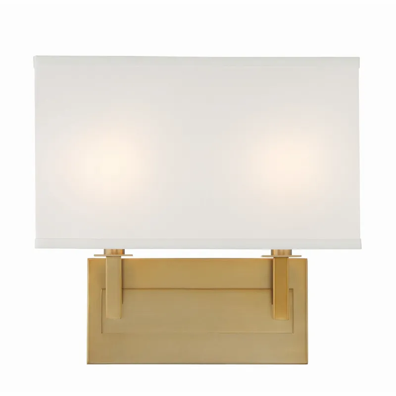 Durham 12.75'' Vibrant Gold Sconce Gold 12.75"W x 12.25"H x 3.75"D