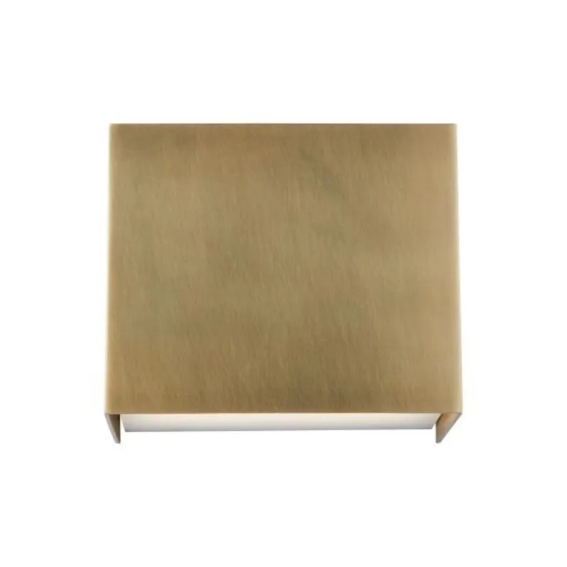 Brompton Small Wall Sconce Wall Collection 1-Light LED 3000K Natural Brass by Sean Lavin