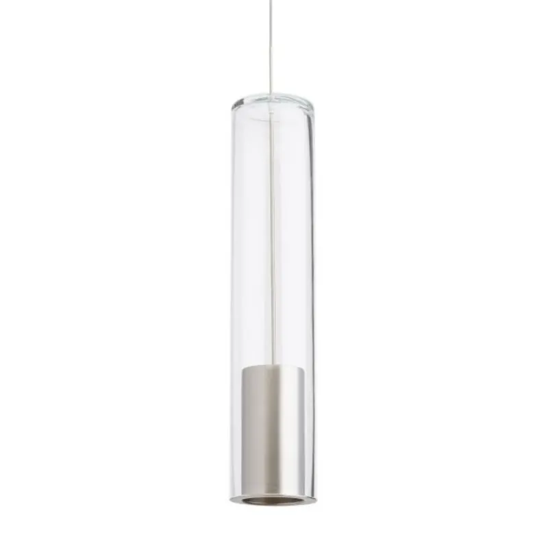 Captra Pendant FreeJack 1-Light Satin Nickel by Sean Lavin