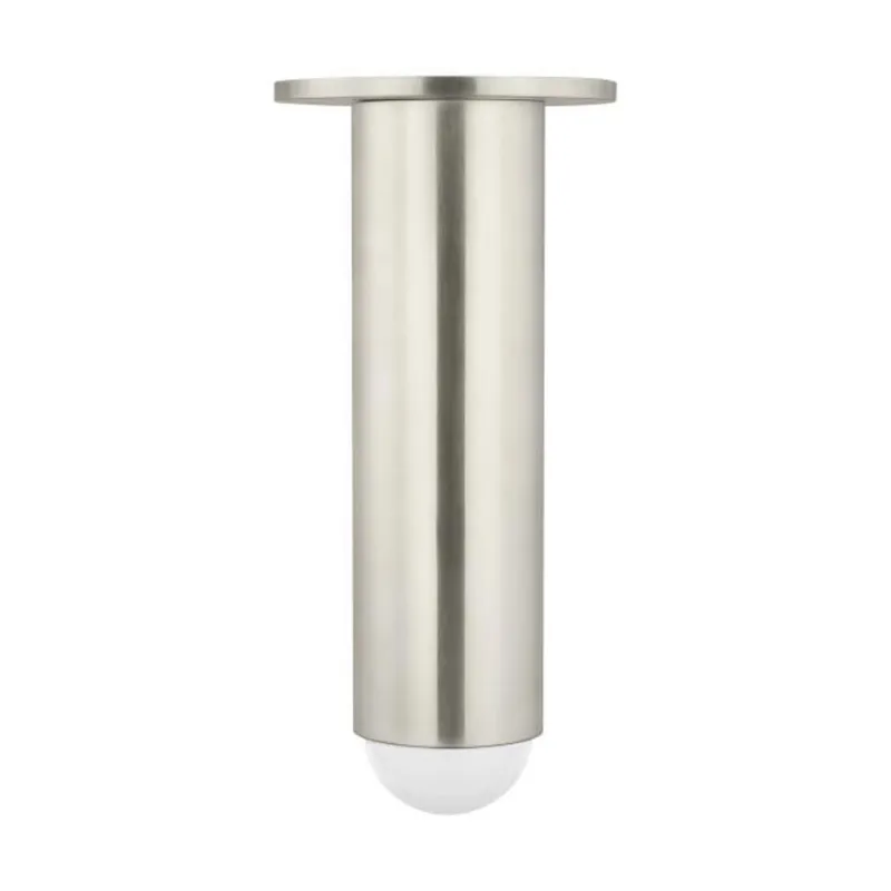 Ebell Medium Flush Mount Flush & Semi-Flush Mount 1-Light LED 2700K Antique Nickel by Kelly Wearstler
