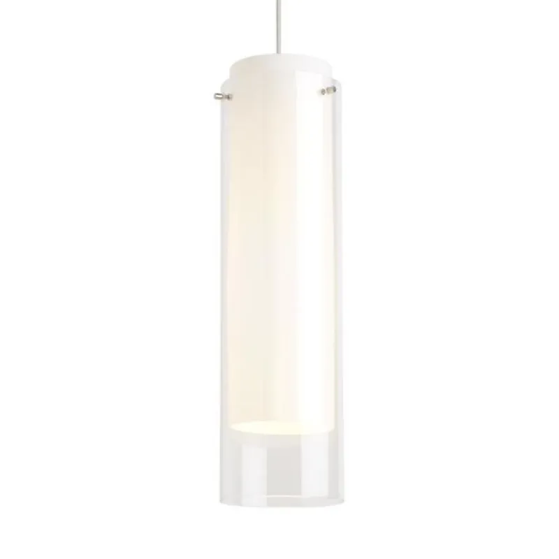 Echo Grande Pendant Line-Voltage Pendants/Suspension 1-Light Satin Nickel
