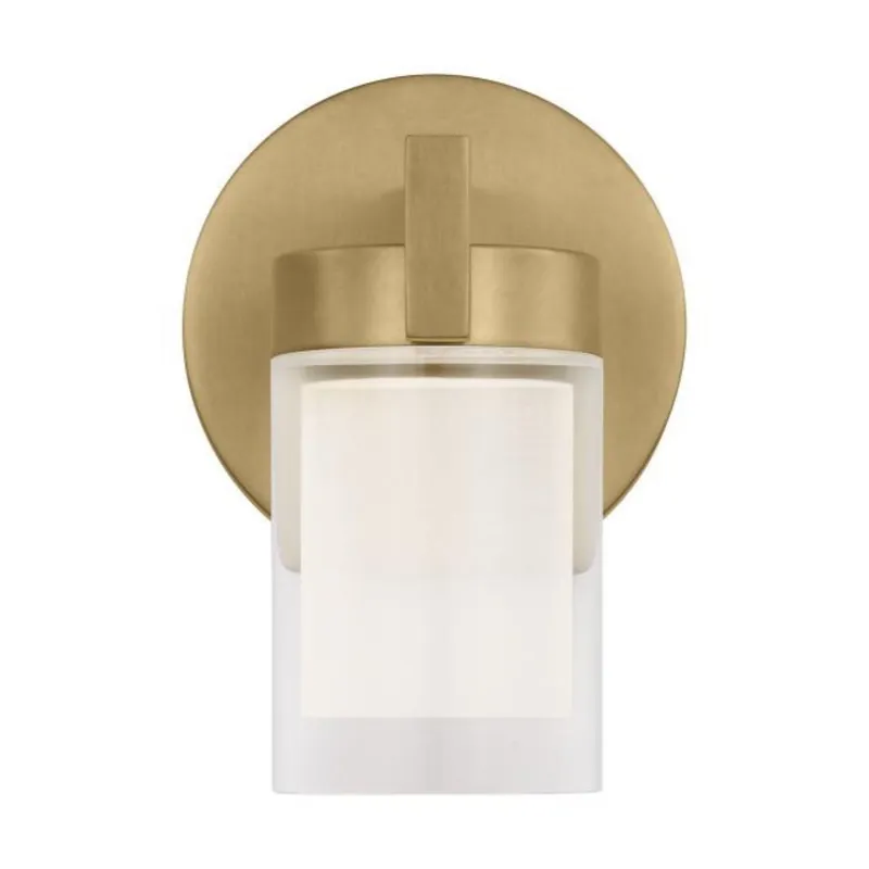 Esfera Small Sconce Wall Collection 1-Light 2700K Natural Brass by Kelly Wearstler