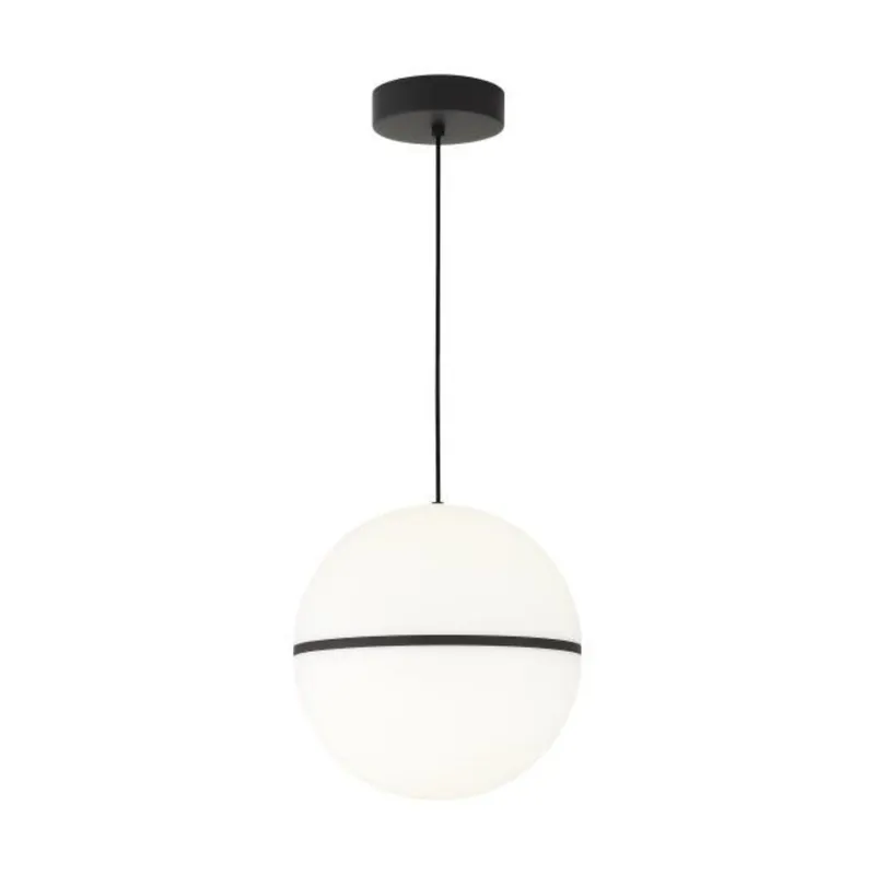 Hanea Grande Pendant Line-Voltage Pendants/Suspension 1-Light LED 3000K Nightshade Black by Sean Lavin