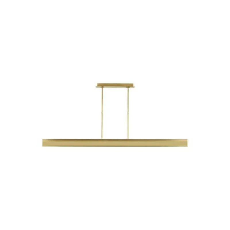 I-Beam 72 Linear Suspension Linear Suspension 1-Light LED 2700K Plated Brass by Mick De Giulio