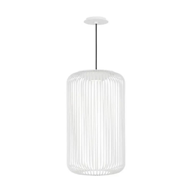 Kai 1 Pendant Line-Voltage Pendants/Suspension 1-Light LED 3000K Matte White by Sean Lavin