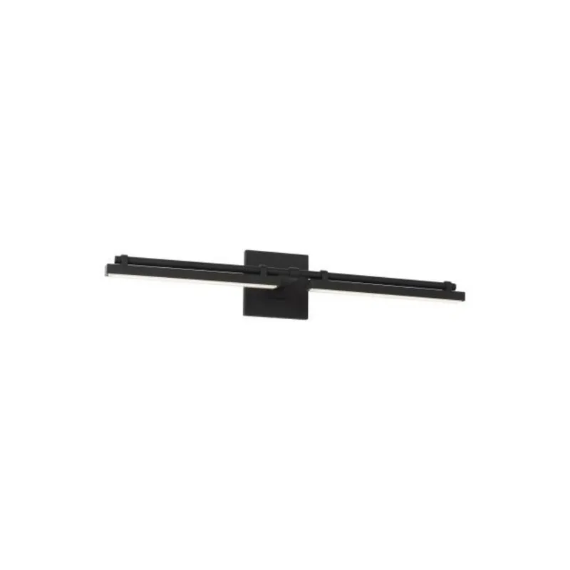 Kal Medium Vanity Bath Collection 1-Light LED 3000K Nightshade Black by Sean Lavin