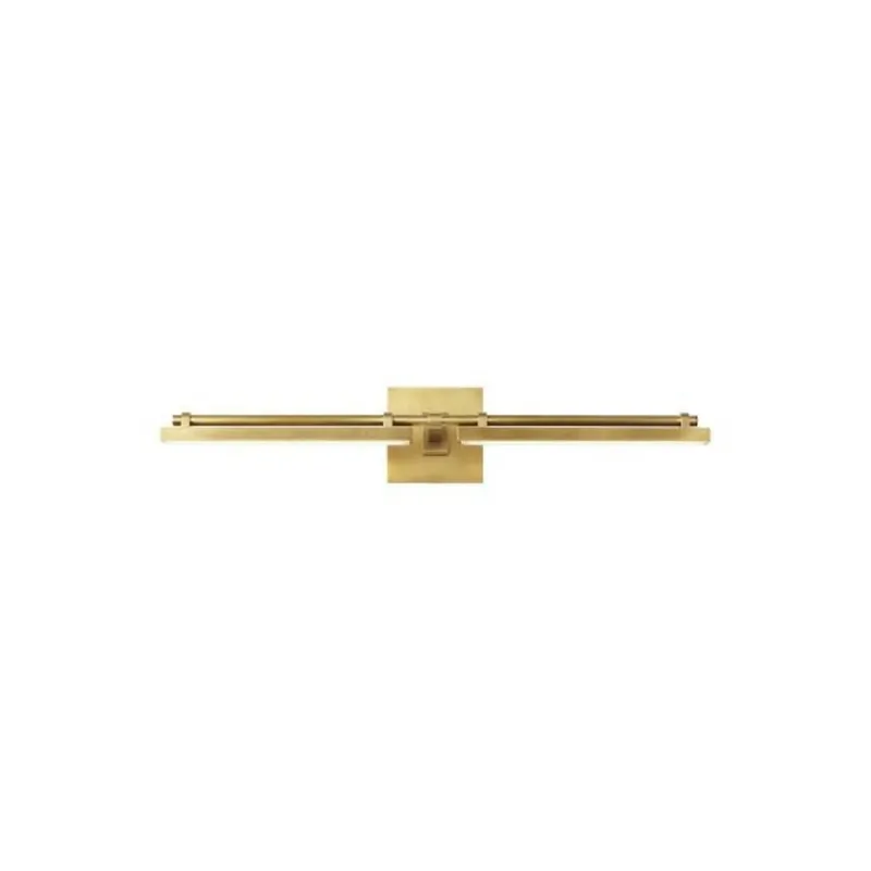 Kal Medium Vanity Bath Collection 1-Light LED 3000K Natural Brass by Sean Lavin
