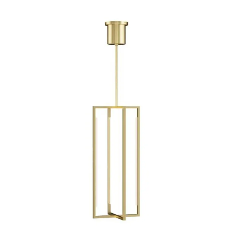 Kenway 18 Pendant Line-Voltage Pendants/Suspension 1-Light LED 3000K Natural Brass by Sean Lavin