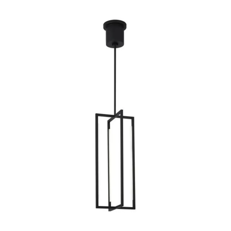 Kenway 25 Pendant Line-Voltage Pendants/Suspension 1-Light LED 3000K Nightshade Black by Sean Lavin