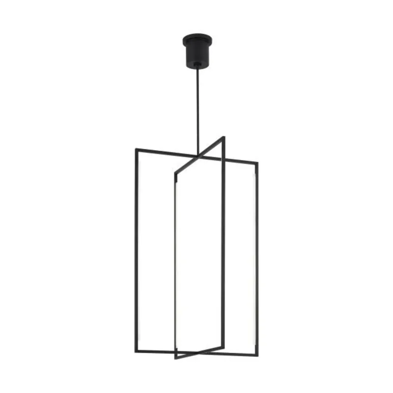 Kenway 42 Pendant Line-Voltage Pendants/Suspension 1-Light LED 3000K Nightshade Black by Sean Lavin