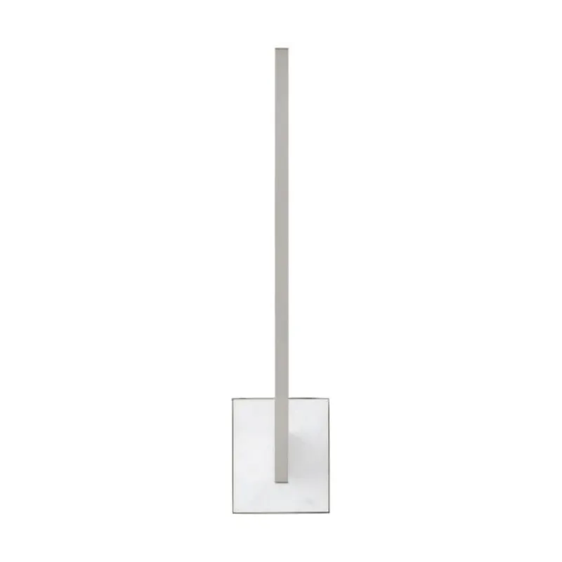 Klee 20 Wall Wall Collection 1-Light LED 3000K POLISHED NICKEL/WHITE MARBLE by Sean Lavin