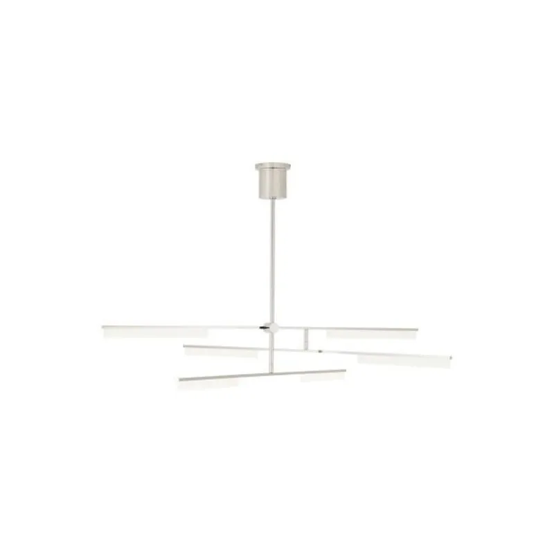 Klee 6-Light Chandelier Chandeliers 3-Light LED 3000K Polished Nickel by Sean Lavin
