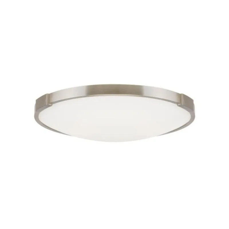 Lance 13 Flush Mount Flush & Semi-Flush Mount 1-Light LED 2700K Satin Nickel by Sean Lavin