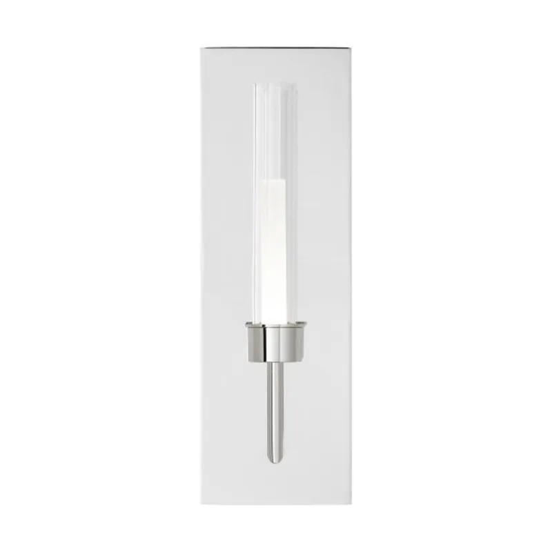Linger Wall Wall Collection 1-Light LED 3000K Polished Nickel by Sean Lavin