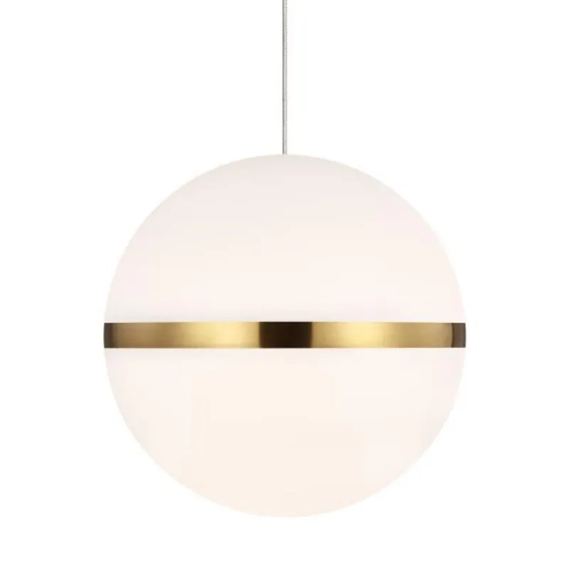 Mini Hanea Pendant FreeJack 1-Light Natural Brass by Sean Lavin