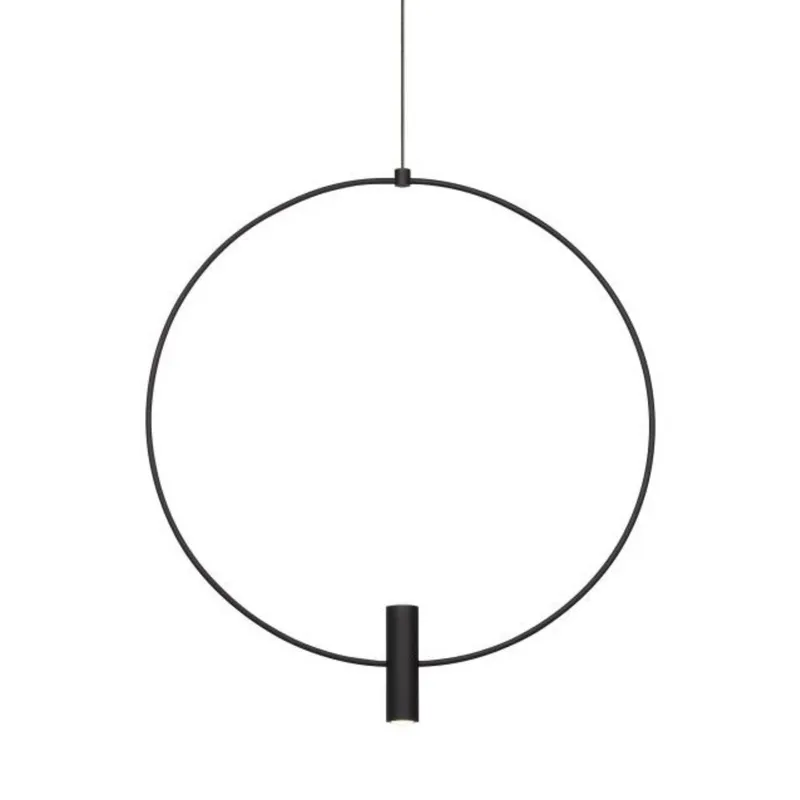 Mini Layla 18 Pendant FreeJack 1-Light LED 3000K Nightshade Black by Sean Lavin