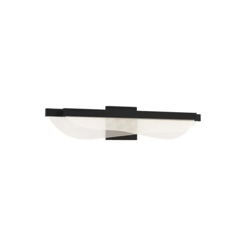 Nyra 25 Bath Bath Collection 1-Light LED 3000K Nightshade Black by Sean Lavin