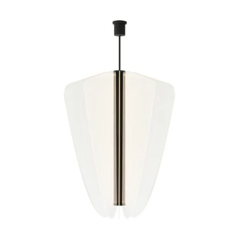 Nyra 42 Chandelier Line-Voltage Pendants/Suspension 1-Light LED 3000K Nightshade Black by Sean Lavin