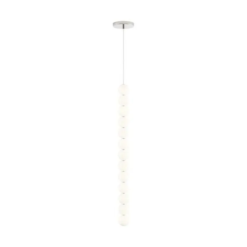 Orbet 13-Light Pendant Line-Voltage Pendants/Suspension 1-Light LED 2700K Polished Nickel by Sean Lavin