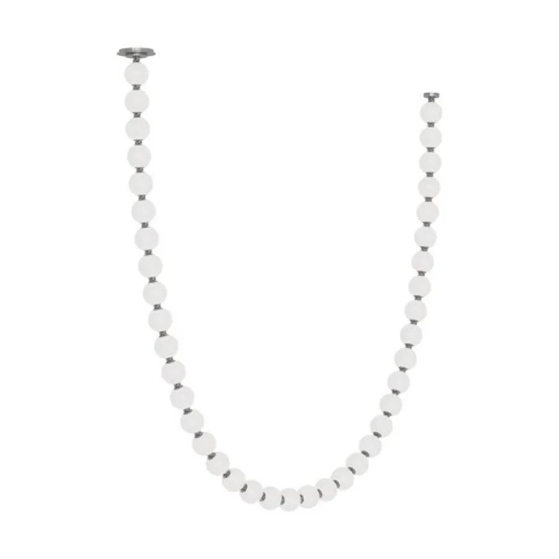 Perle 108 Chandelier Chandeliers 1-Light 2700K Polished Nickel by Sean Lavin