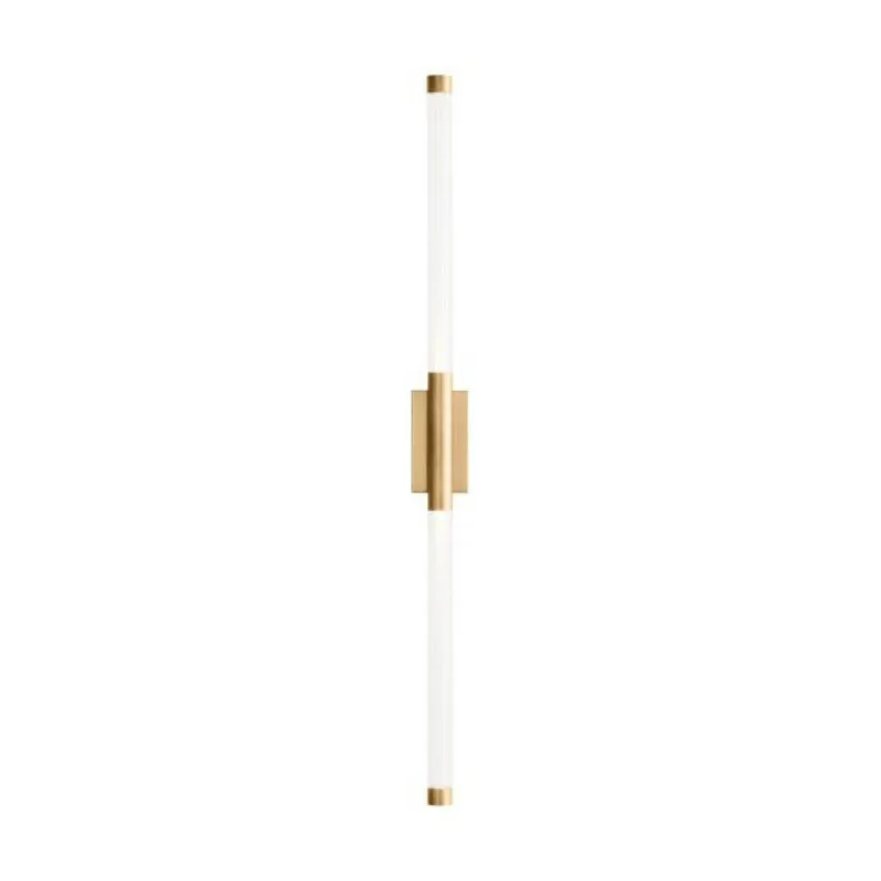 Phobos 2 Light Wall Sconce Line-Voltage Pendants/Suspension 2-Light LED 2700K Natural Brass by Kelly Wearstler