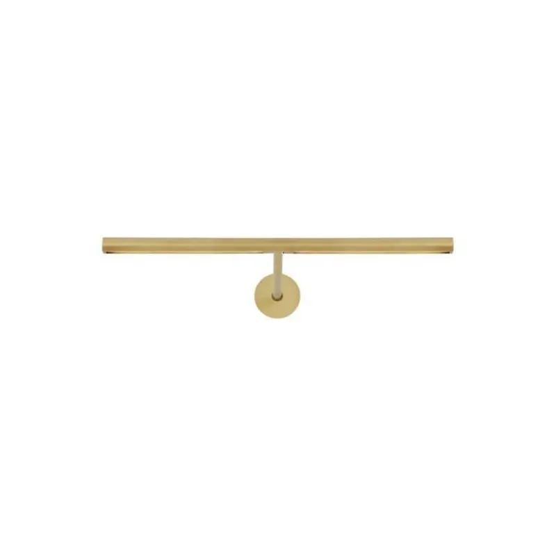 Plural Faceted 12 Picture Light Wall Collection 1-Light LED 2700K Natural Brass by Sean Lavin