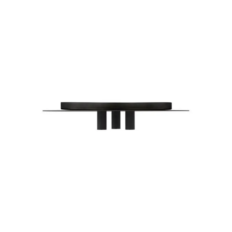 Ponte 16 Flush Mount Line-Voltage Pendants/Suspension 1-Light LED 3000K Nightshade Black by Sean Lavin