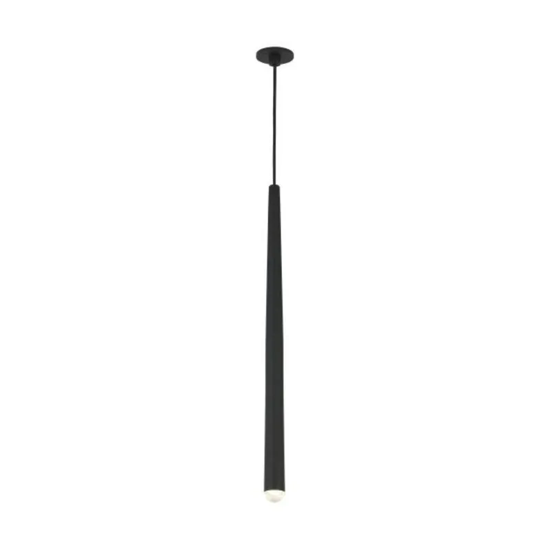 Pylon Port Alone Pendant Line-Voltage Pendants/Suspension 1-Light LED 3000K Nightshade Black by Sean Lavin